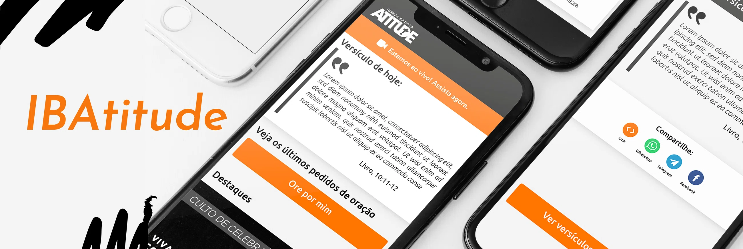 IBAtitude mobile app home screen redesign by Julia Lisboa